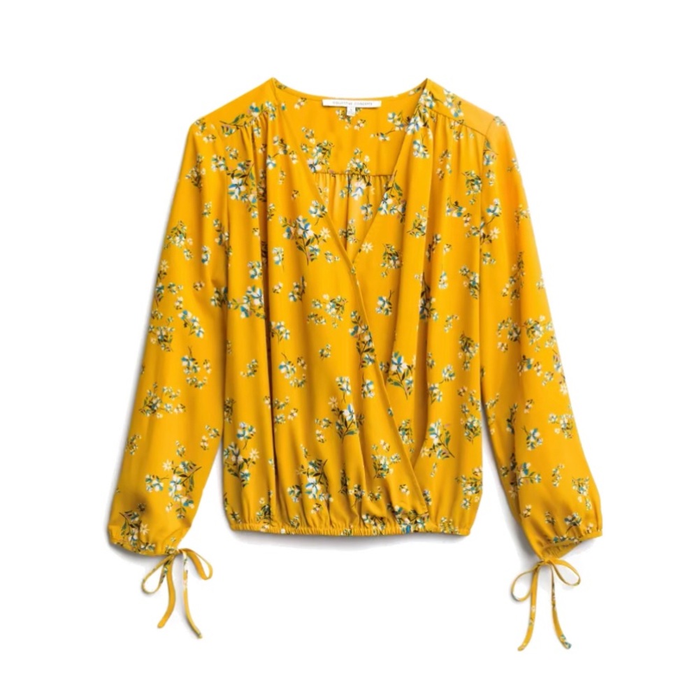 Aimee Tie Detail Surplice Top XXL